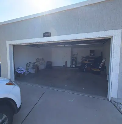 Before — Genie 2128 Garage Door Opener Installation & 17-Point Maintenance