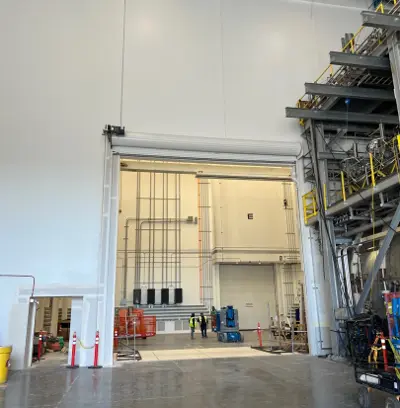 Commercial Coiling Door Installation - CBRE Green TVAC Phase 2