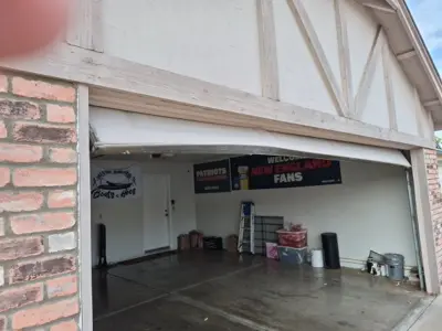 Garage Door Hinge & Panel Repair with Maintenance