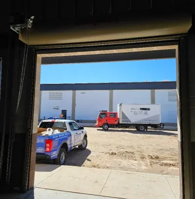 After — Commercial Coiling Door Installation for Shooting Range