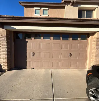 Double Car Garage Door Spring Replacement & Tune-Up