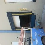 After - Commercial Garage Door Repair for Industrial Facility Vertical Sectional Doors