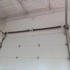 After - Commercial Garage Door Track Repair and Adjustment at Big O Tires