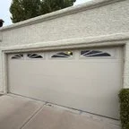 After - Garage Door Replacement with Contemporary Skyline Panel Door