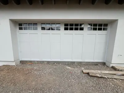 After — Multi-Door Garage Installation with Smart Openers for Commercial Building