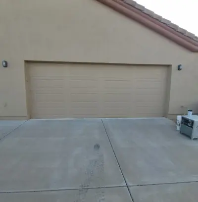 After — LiftMaster 7-Foot Belt Drive Rail Replacement