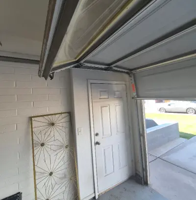 Garage Door Off-Track Repair & 17-Point Maintenance