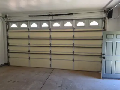 Before — Residential Garage Door Inspection & Maintenance (3 Doors)
