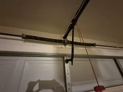Before — Residential Garage Door Torsion Spring Replacement