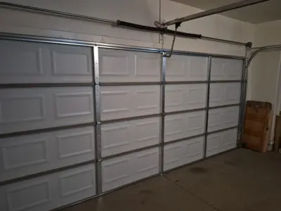 16x7 Sectional Garage Door Installation with Heavy Duty Steel