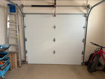 New Garage Door Bottom Panel Installation - 8x7