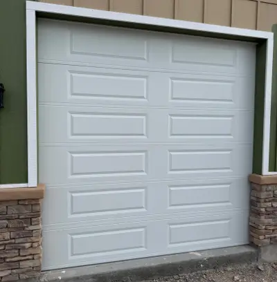 After — New Garage Door Installation with Dual Motors