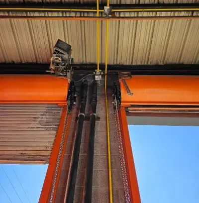 After — Commercial Garage Door Chain Hoist Replacement for Property Management