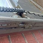 After - Commercial Garage Door Repair for Service Drive Door Bracket Failure