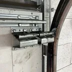 After - Commercial Garage Door Roller Replacement & Maintenance