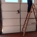 After - Commercial Overhead Sectional Door Replacement for Auto Service Facility