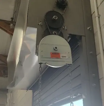 After — Commercial Roll-Up Door Repair After Forklift Damage