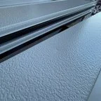 After - Two-Door Garage Door Installation with Modern Steel Panels and Windows