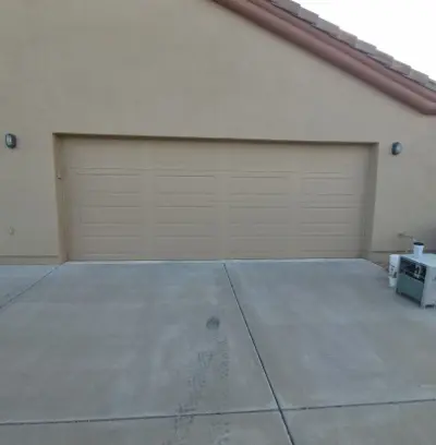 Before — LiftMaster 7-Foot Belt Drive Rail Replacement