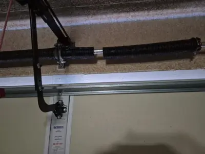 Residential garage door spring repair service