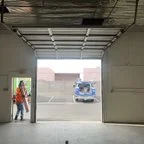 After - Commercial Garage Door Roller Replacement and Adjustment