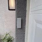 After - CHI Raised Panel Garage Door Replacement with Wireless Keyless Entry