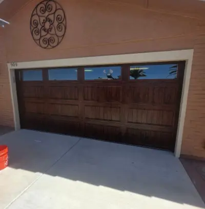 Dual Garage Door Replacement - 16x7 and 6x7 Steel Doors