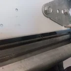 After - Commercial Garage Door Track Repair and Adjustment at Big O Tires