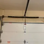 After - Wooden Garage Door Broken Spring Repair