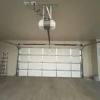 After - Custom Cedar Wood Garage Door Installation for New Build