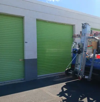 Before — Commercial Roll-Up Door & Man Door Installation
