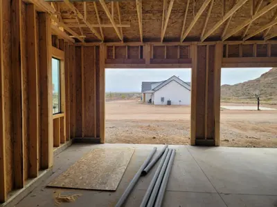 Before — Dual Sectional Garage Door & Operator Installation