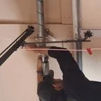 Before - Garage Door Torsion Spring Replacement and Safety Maintenance