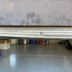 Before - Garage Door Strut Installation and Bottom Seal Replacement