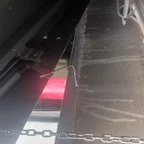 Before - Commercial Dock Plate Leveler Repair and Chain Replacement