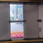 Before - Broken Garage Door Spring Replacement for Commercial Sectional Door