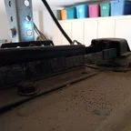 Before - Track Metal Piece Repair and Garage Door Maintenance