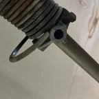 Before - Commercial Roll-Up Door Repair with Spring Replacement