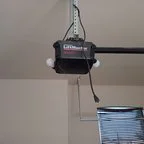 Before - Track Metal Piece Repair and Garage Door Maintenance