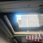 Before - Commercial Garage Door Track Realignment and Operational Repair