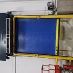 Before - Emergency High-Speed Door Repair for Industrial Freezer Facility