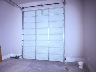 New Build Dual Sectional Garage Doors with Sommer Automation