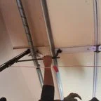 Before - Garage Door Torsion Spring Replacement and Safety Maintenance