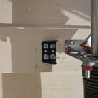 Before - Garage Door Spring Pad Repair and Bottom Seal Replacement