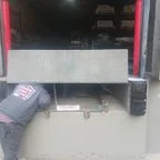 Before - Commercial Dock Plate Leveler Repair and Chain Replacement