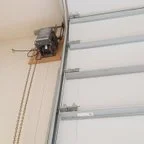 Before - Commercial Garage Door Bottom Seal and Frame Replacement