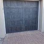 Before - CHI 5916 Carriage House Garage Door Replacement 9x8