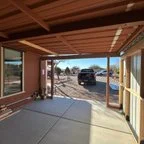Before - New 9x7 Garage Door with Modern Wi-Fi Opener Installation
