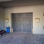 Before - CHI 5916 Carriage House Garage Door Replacement 9x8