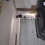 Before - Garage Door Rail Repair - Realignment and Maintenance